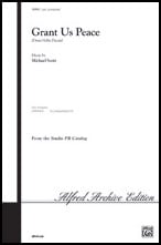 Grant Us Peace Two-Part choral sheet music cover